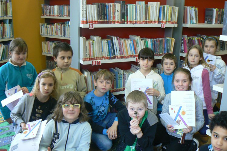 Děti v knihovně