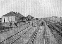 Vlakové nádraží 1896.
