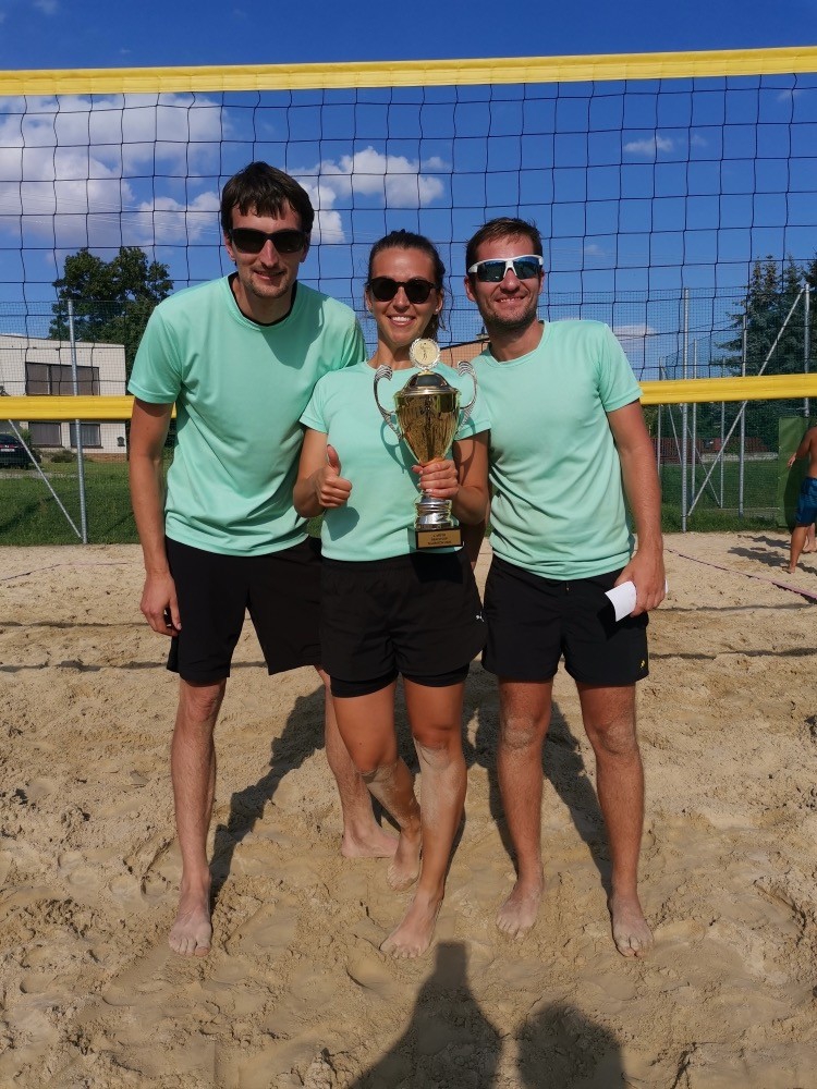 Vítězné družstvo Mistrovského turnaje v plážovém volejbale 7.8.2021